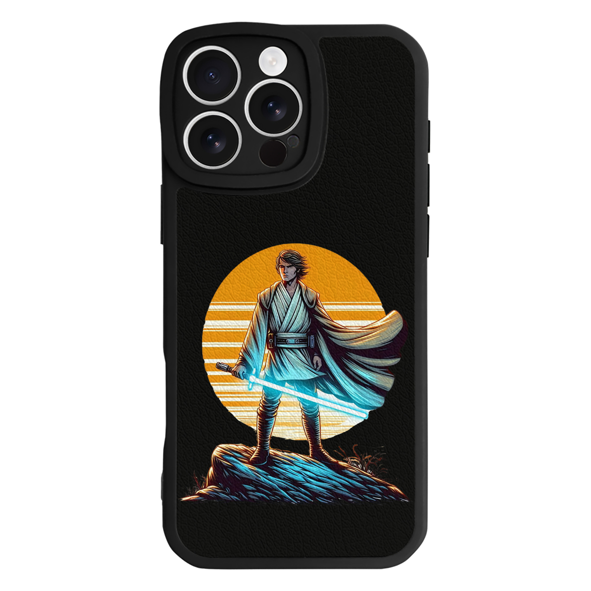 （画像用） スター・ウォーズ Star Wars 【iPhone 16シリーズ対応】シリコンスマホケース（レザー調） 材質：シリコン